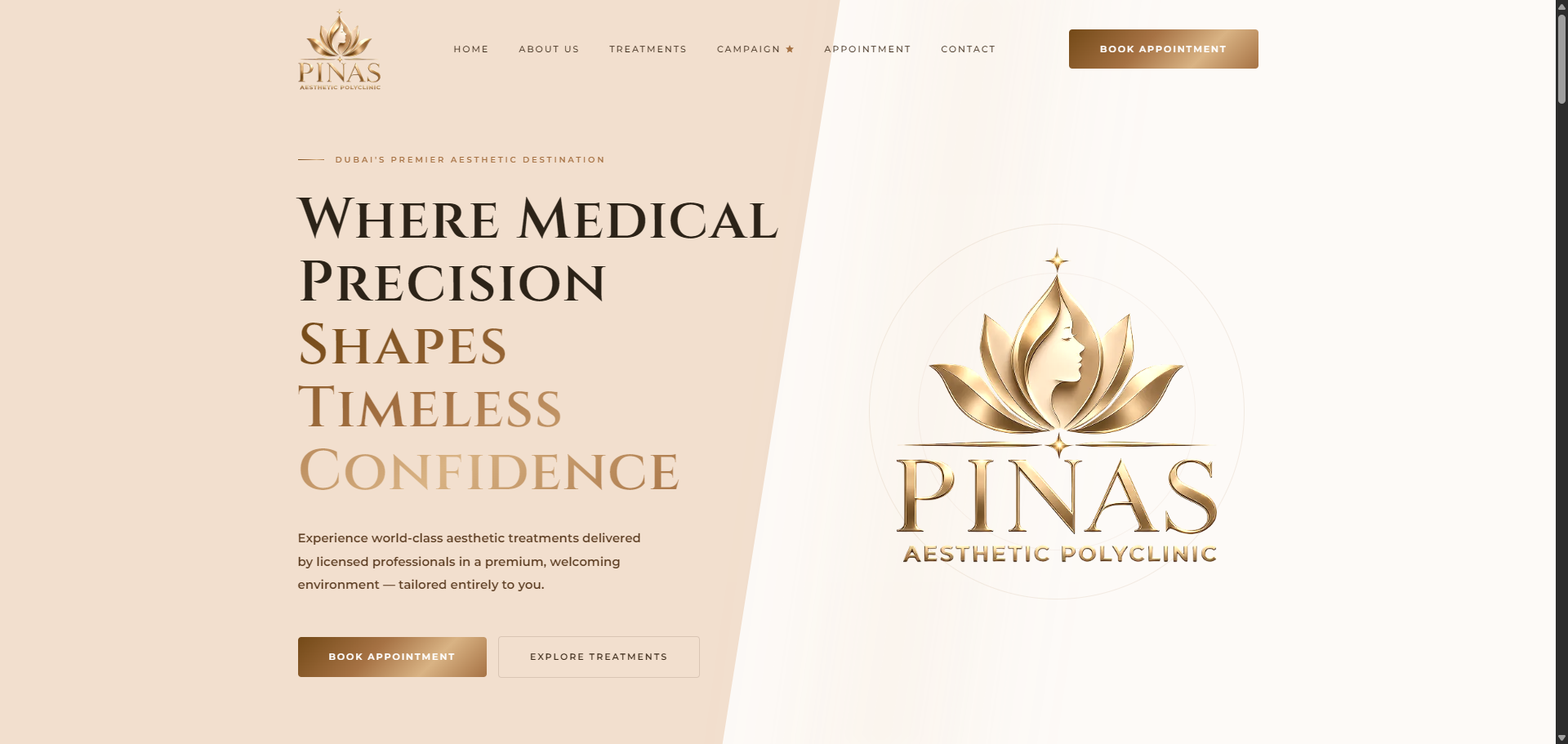 Pinas Aesthetic Polyclinic — Dubai